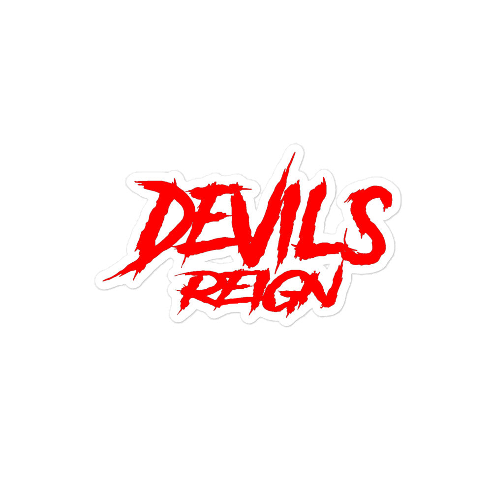 Blue Raspberry Reign Logo Sticker Reign Logo